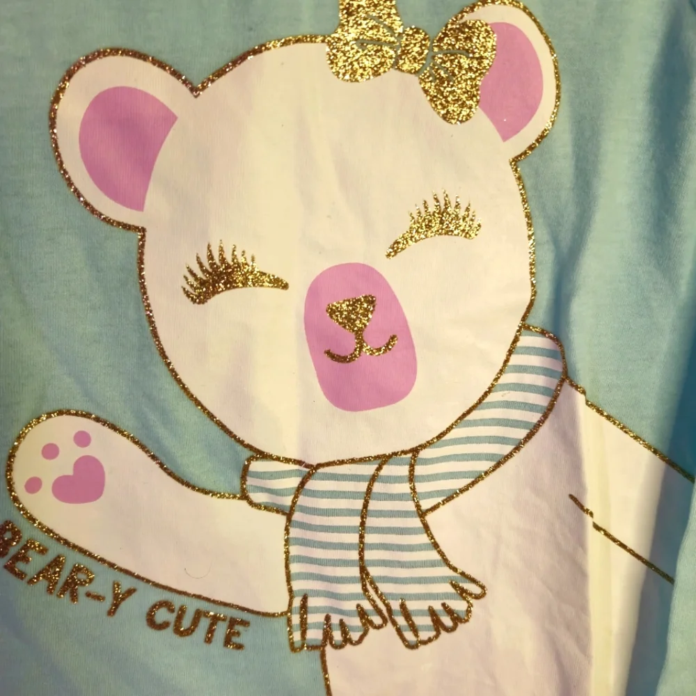 THE CHILDREN'S PLACE‎ GIRLS BEAR GRAPHIC SHIRT SIZE 4T NWOT